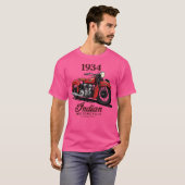 Motorfietsvintage T-shirt (Voorkant volledig)