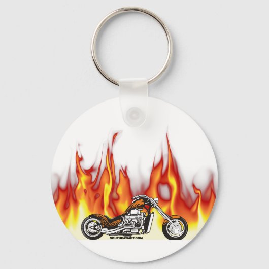 Motorfietsvuur Sleutelhanger (Voorkant)