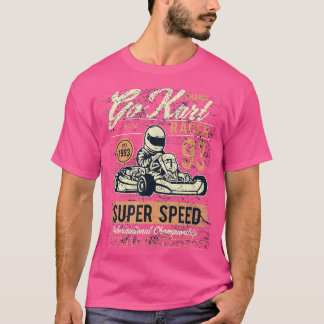  motorfietswielkast met hoge snelheid t-shirt