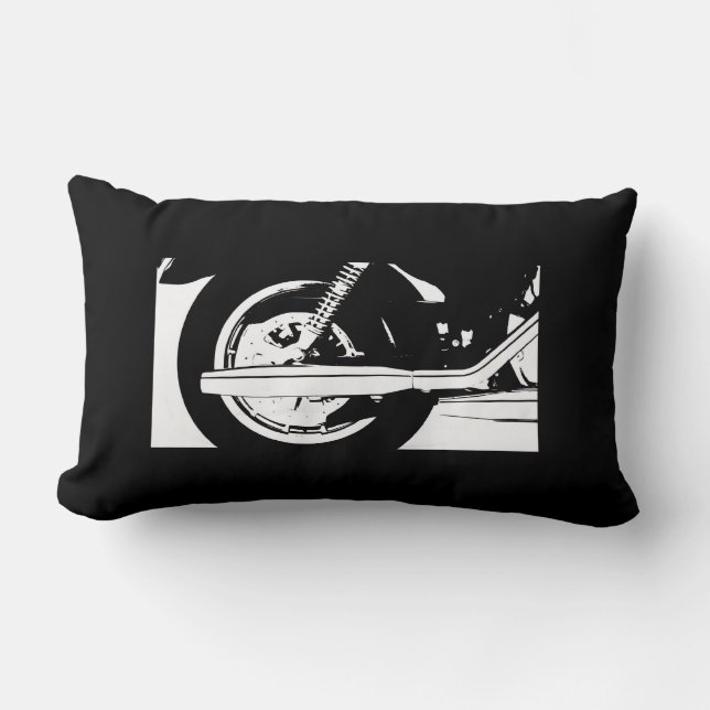 Motorfietwielpiloot Kussen (Voorkant)
