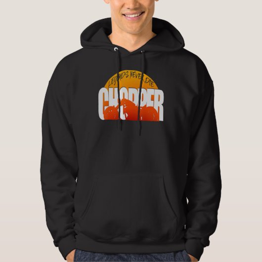 Motorhelikopter voor motorrijders hoodie (Voorkant)