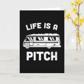 Motorhome Campervan RV Camping Gift Kaart (Gele Bloem)