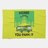 Motorhome Camping | Kampeertehuizen | RV Mok mij Theedoek (Horizontaal)