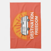 Motorhome Camping | Kampeertehuizen | RV-Mok Theedoek (Verticaal)