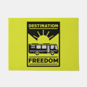 Motorhome Camping RV Freedom Deurmat (Voorkant)