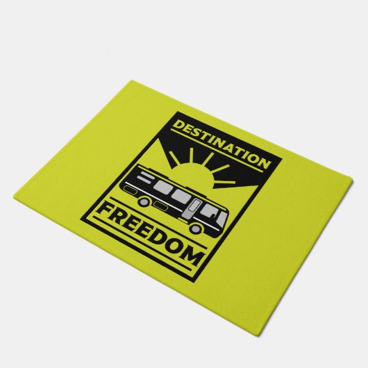 Motorhome Camping RV Freedom Deurmat (Schuin)