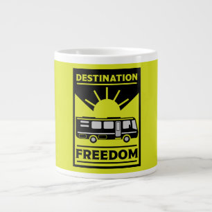 Motorhome Camping RV Freedom Grote Koffiekop