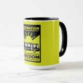 Motorhome Camping RV Freedom Mok (Voorkant rechts)