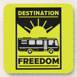 Motorhome Camping RV Freedom Onderzetter