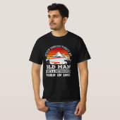 Motorhome - geboren in 1951 70e verjaardag Gift Ol T-shirt (Voorkant volledig)