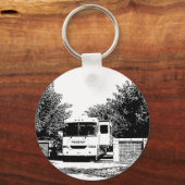 Motorhome in RV Park Sleutelhanger (Voorkant)