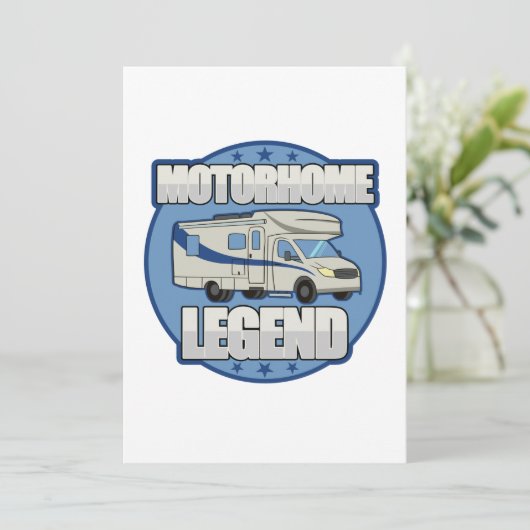 Motorhome Legend RV Aftredingscadeau Kaart (Staand voorkant)