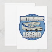 Motorhome Legend RV Aftredingscadeau Kaart (Voorkant / Achterkant)