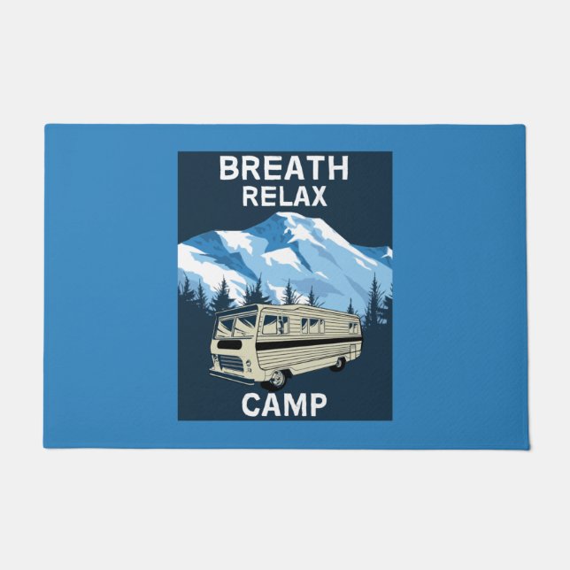 Motorhome RV | Camper | ReisVan | Retro-Mok Deurmat (Voorkant)