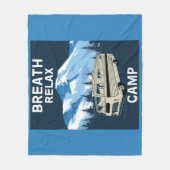 Motorhome RV | Camper | ReisVan | Retro-Mok Fleece Deken (Voorkant)