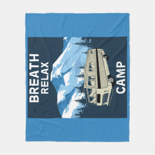 Motorhome RV   Camper   ReisVan   Retro-Mok Fleece Deken