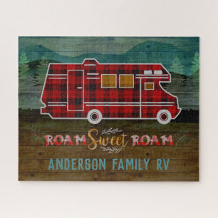 Motorhome RV Camper Travel Van Rustic - Aangepast Legpuzzel