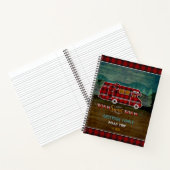 Motorhome RV Camper Travel Van Rustic - Aangepast Notitieboek (Binnen)