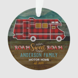 Motorhome RV Camper Travel Van Rustic - Aangepast Ornament