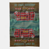 Motorhome RV Camper Travel Van Rustic - Aangepast Theedoek (Verticaal)