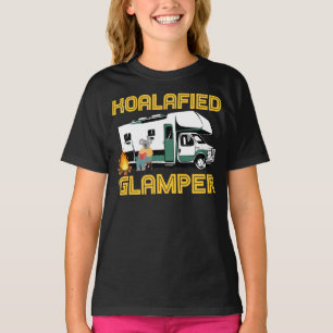 Motorhome RV Camping Camper Koalafied Glamper T-shirt