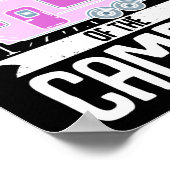 Motorhome RV Camping Queen of the Camper Poster (Hoek)