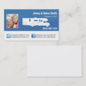 Motorhome RV-combinatiekaarten Visitekaartje (Voorkant / Achterkant)