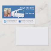 Motorhome RV-combinatiekaarten Visitekaartje (Voorkant / Achterkant)