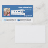 Motorhome RV-combinatiekaarten Visitekaartje (Voorkant / Achterkant)