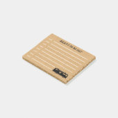 Motorhome RV is geschikt voor gebruik bij Rustic B Post-it® Notes (Schuin)