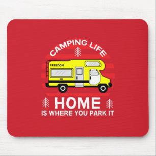 Motorhome RV Motorhome Latte Mok kamperen Muismat