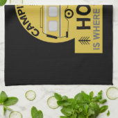 Motorhome | RV Motorhome | Latte Mok kamperen Theedoek (Gevouwen)