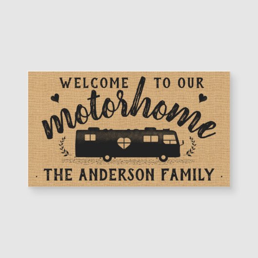 Motorhome RV Travel Van Rustic Farmhouse Custom (Voorkant)