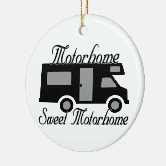 Motorhome Sweet Motorhome RV Keramisch Ornament (Links)