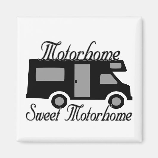 Motorhome Sweet Motorhome RV Magneet (Voorkant)