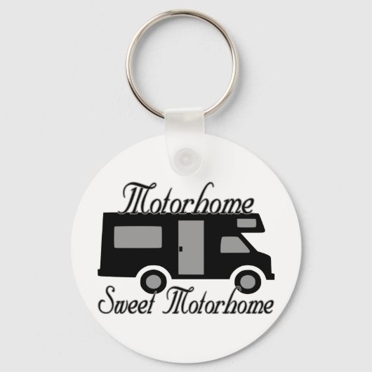 Motorhome Sweet Motorhome RV Sleutelhanger (Voorkant)