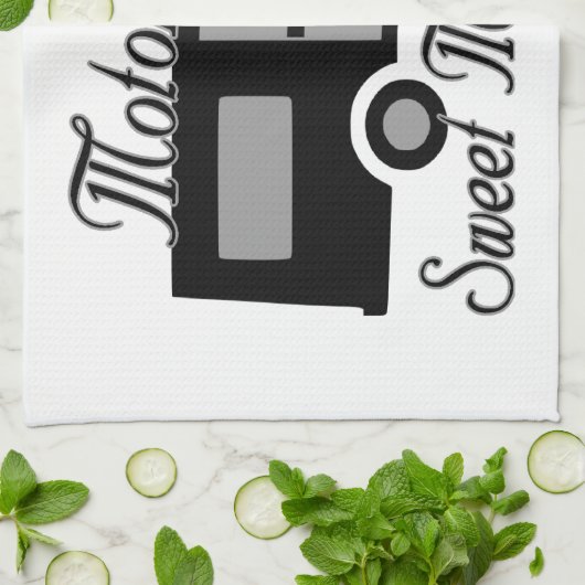 Motorhome Sweet Motorhome RV Theedoek (Gevouwen)