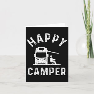 Motorhome T-shirts Gelukkige Kampeerder Kaart