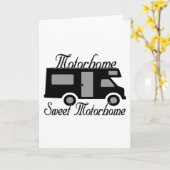 Motorhome Zoete Motorhome Kaart (Gele Bloem)