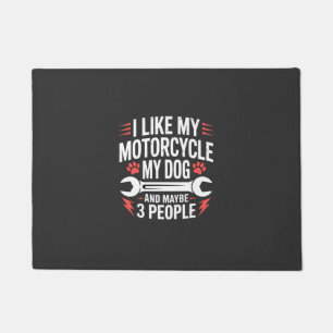 Motorhond Eigenaar Humor Deurmat