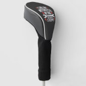 Motorhond Eigenaar Humor Golfheadcover (Schuin)
