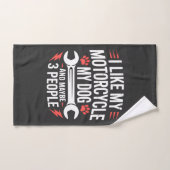 Motorhond Eigenaar Humor Handdoek (Handdoek)