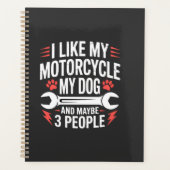 Motorhond Eigenaar Humor Planner (Voorkant)