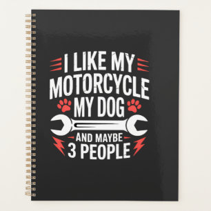 Motorhond Eigenaar Humor Planner