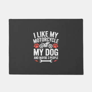 Motorhond Sarcasme Citaat Hond Humor Deurmat