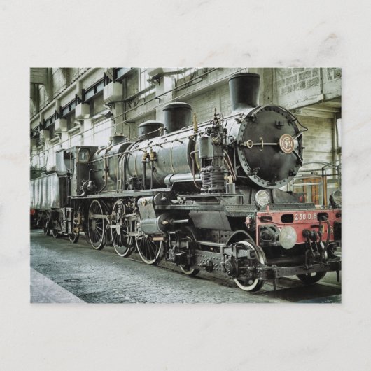 Motorhuis Briefkaart (Voorkant)