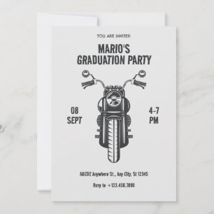 motoricoon Afstudeerfeest Kaart