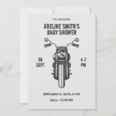  motoricoon baby shower kaart (Voorkant)