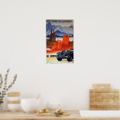Motoring in Duitsland Poster (Keuken)
