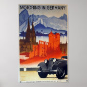 Motoring in Duitsland Poster (Voorkant)